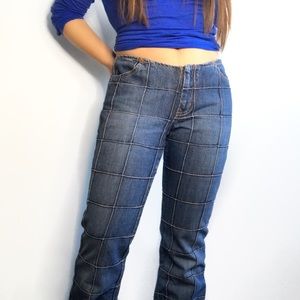 RARE 7 For All Mankind Quilted Patchwork Jeans